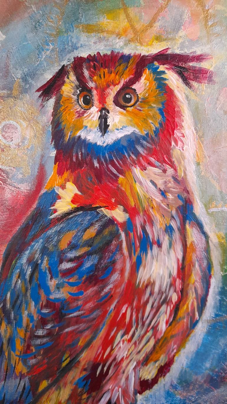 Original Expressionism Animal Painting by olha alippa