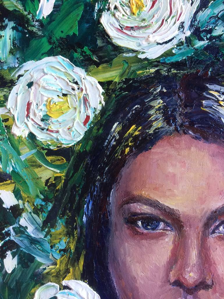 Original Impressionism Portrait Painting by olha alippa