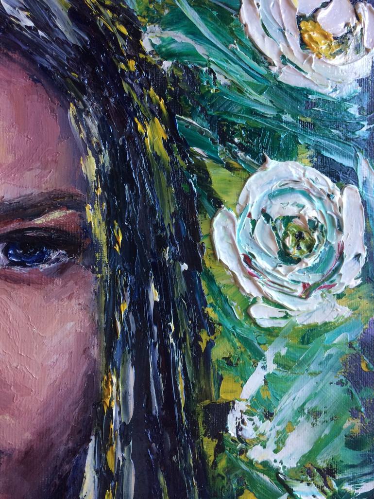 Original Impressionism Portrait Painting by olha alippa