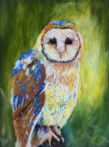 Original Impressionism Animal Paintings by olha alippa