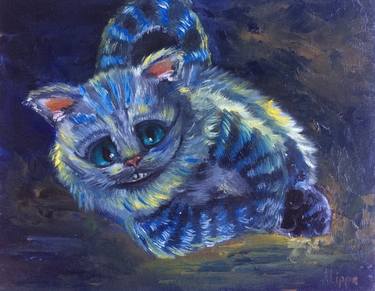 Original Cats Paintings by olha alippa