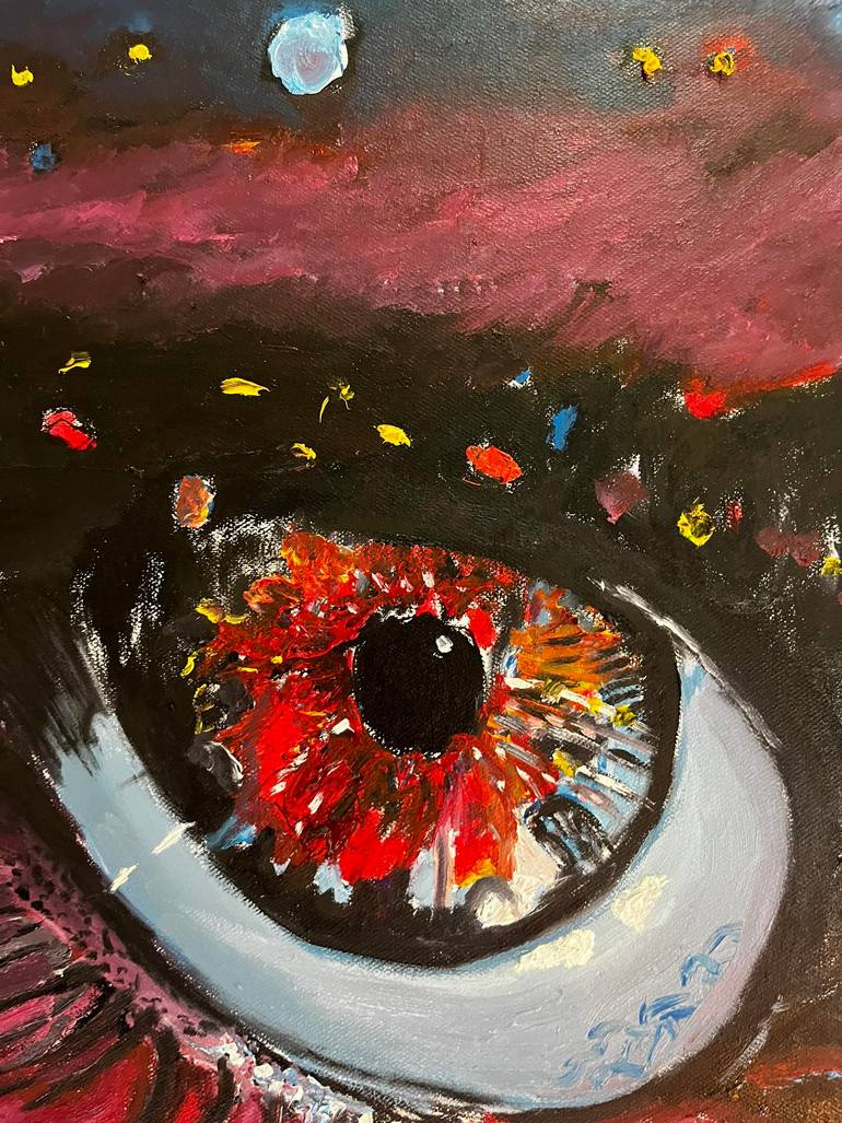 Original Figurative Abstract Painting by Viktor Didishvili