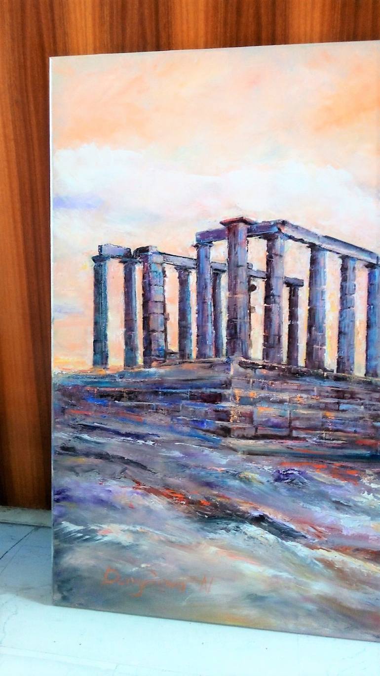 Original Architecture Painting by Natalia Davydova