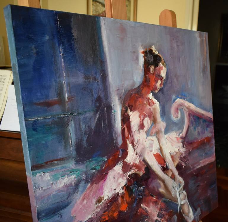 Original Impressionism Women Painting by Natalia Davydova