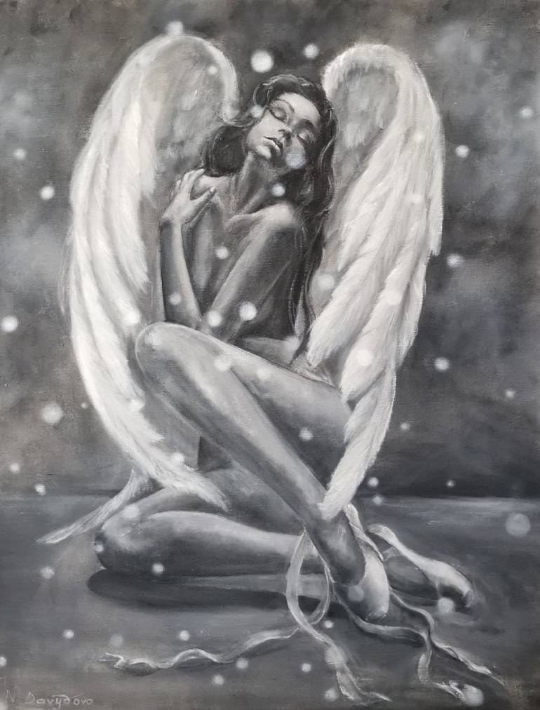 Original Nude Painting by Natalia Davydova