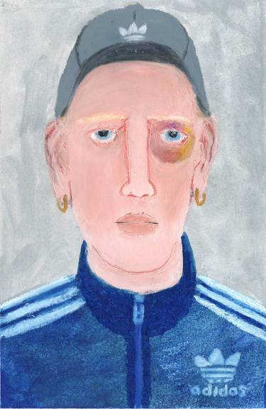 Original Portraiture Portrait Drawing by Erin Donohoe