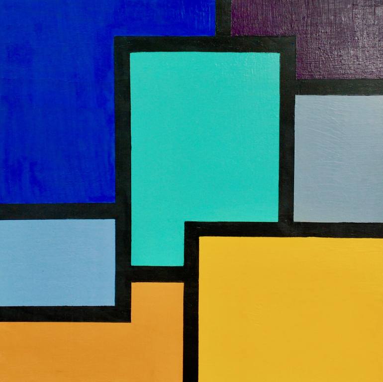 Color Squares 1 Painting by Ray Dafrico | Saatchi Art