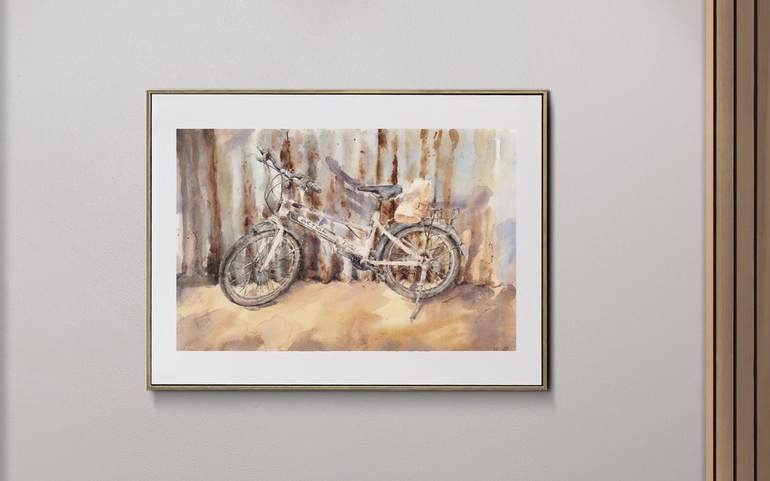 Original Realism Transportation Painting by Le Hua