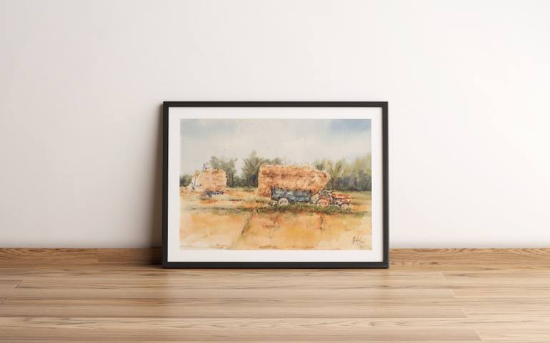 Original Realism Landscape Painting by Le Hua