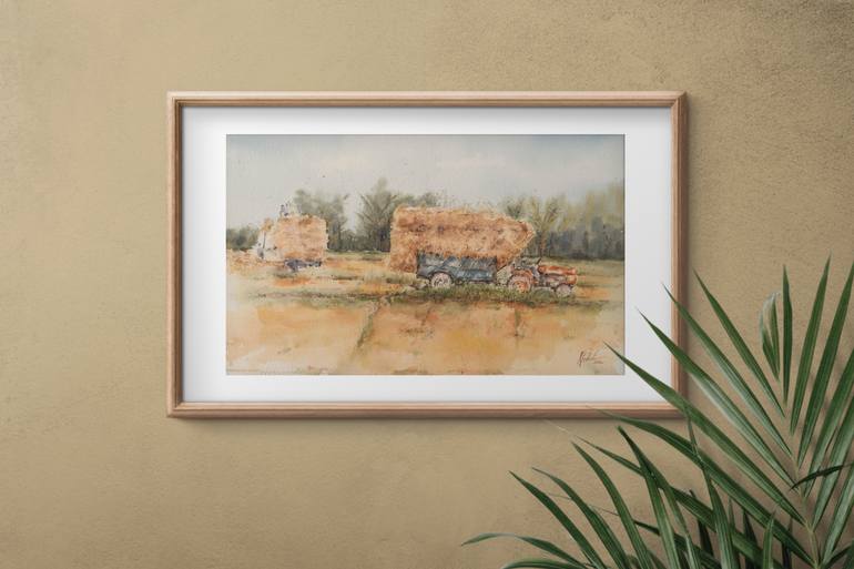Original Realism Landscape Painting by Le Hua