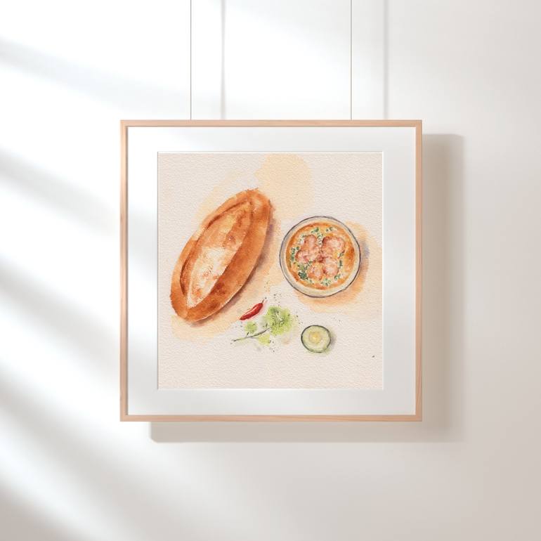 Original Realism Food & Drink Painting by Le Hua