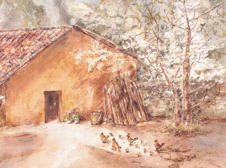 Original Realism Landscape Painting by Le Hua