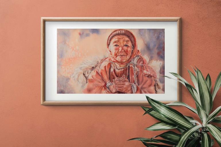 Original Realism People Painting by Le Hua