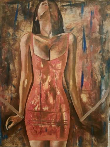 Original Abstract Expressionism Erotic Paintings by Sezan Mourat-sansom