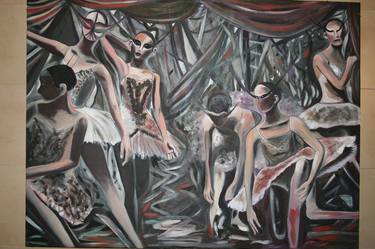 Original Expressionism Erotic Paintings by Sezan Mourat-sansom