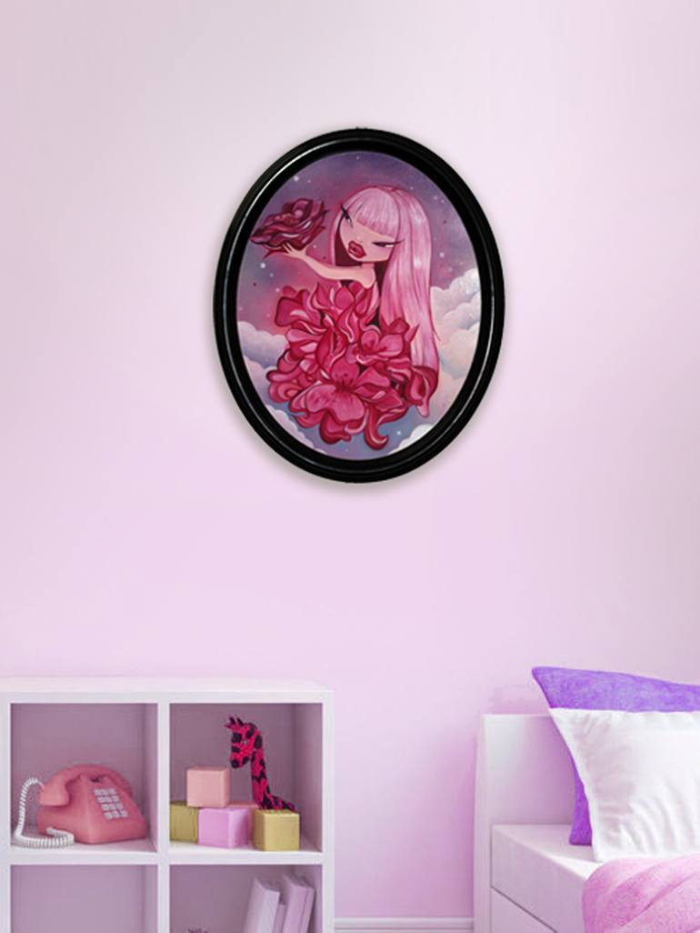 Original Figurative Fantasy Painting by Harriet Myfanwy Nia Tahany