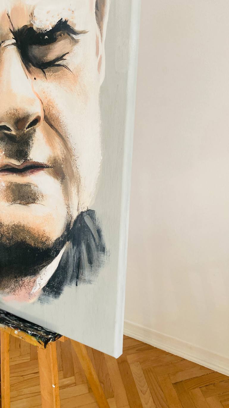 Original Portraiture People Painting by Emilia Olichwier
