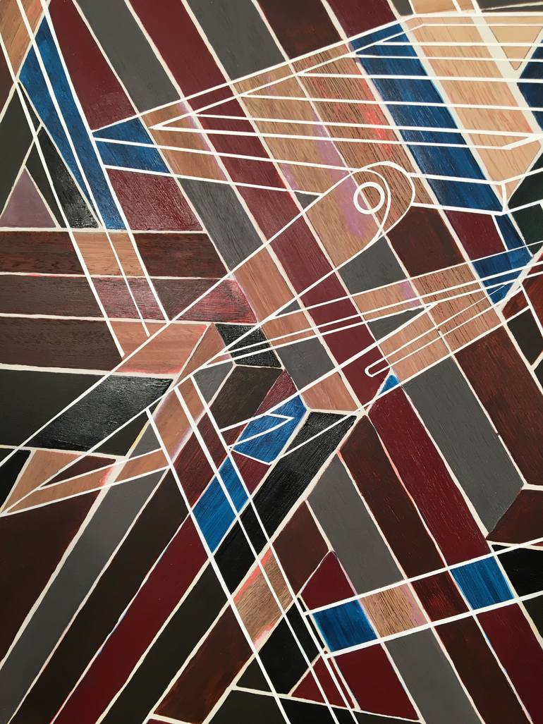 Original Conceptual Abstract Painting by Martin Dukes