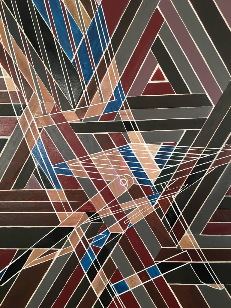 Original Conceptual Abstract Painting by Martin Dukes