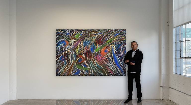 Original Contemporary Abstract Painting by Hermann Lederle