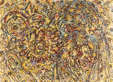 Original Abstract Expressionism Abstract Painting by Hermann Lederle