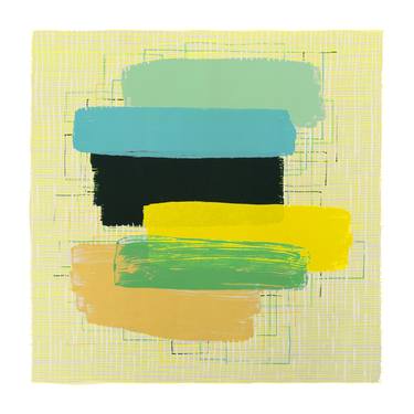 Original Fine Art Abstract Printmaking by Hermann Lederle