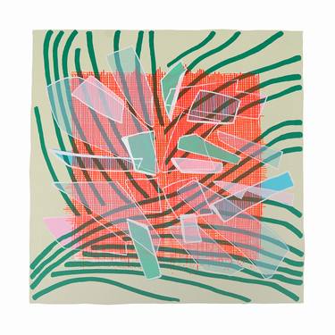Original Conceptual Abstract Printmaking by Hermann Lederle