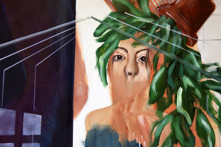Original Portraiture People Painting by Arianna Piazza