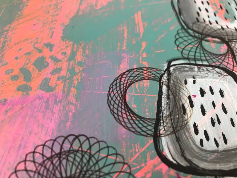 Original Abstract Expressionism Abstract Painting by Arianna Piazza