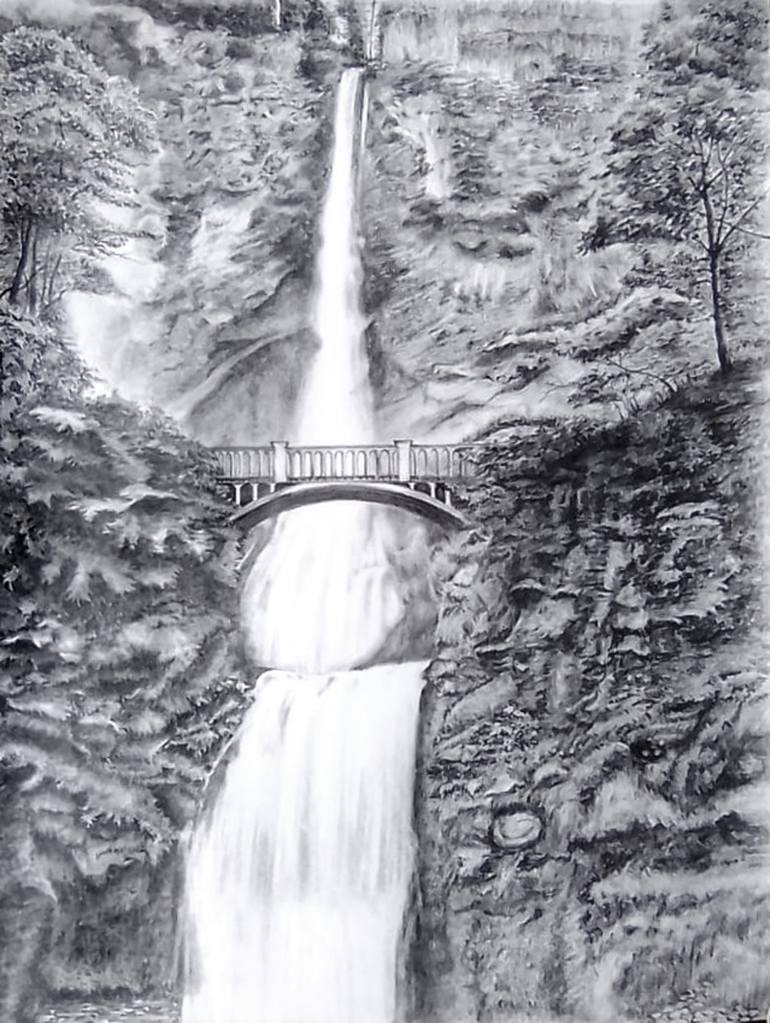 famous paintings of waterfalls