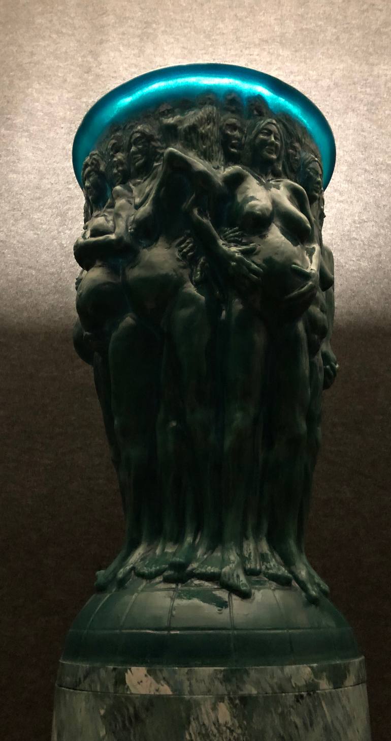 Original Art Deco Women Sculpture by Timothy Eberhardt
