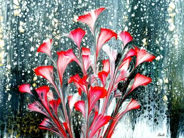 Print of Abstract Floral Paintings by Sheila PyoRyx
