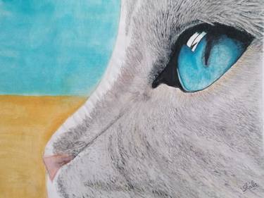 Print of Cats Paintings by Sheila PyoRyx