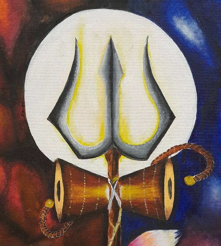 Original Conceptual Pop Culture/Celebrity Painting by Shubh Porwal