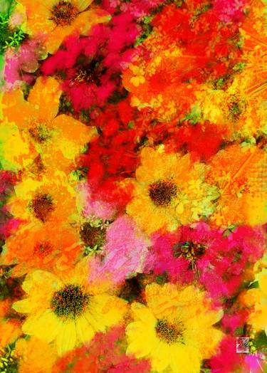 Original Fine Art Floral Digital by Osvaldo Russo
