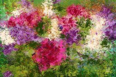 Print of Floral Digital by Osvaldo Russo