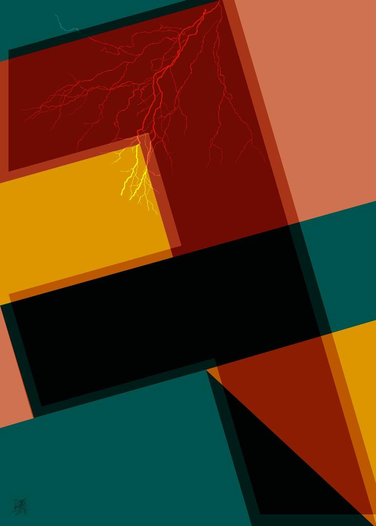 Original Modern Abstract Digital by Osvaldo Russo