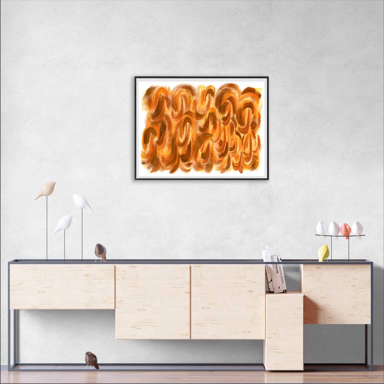 Original Abstract Expressionism Abstract Painting by Osvaldo Russo