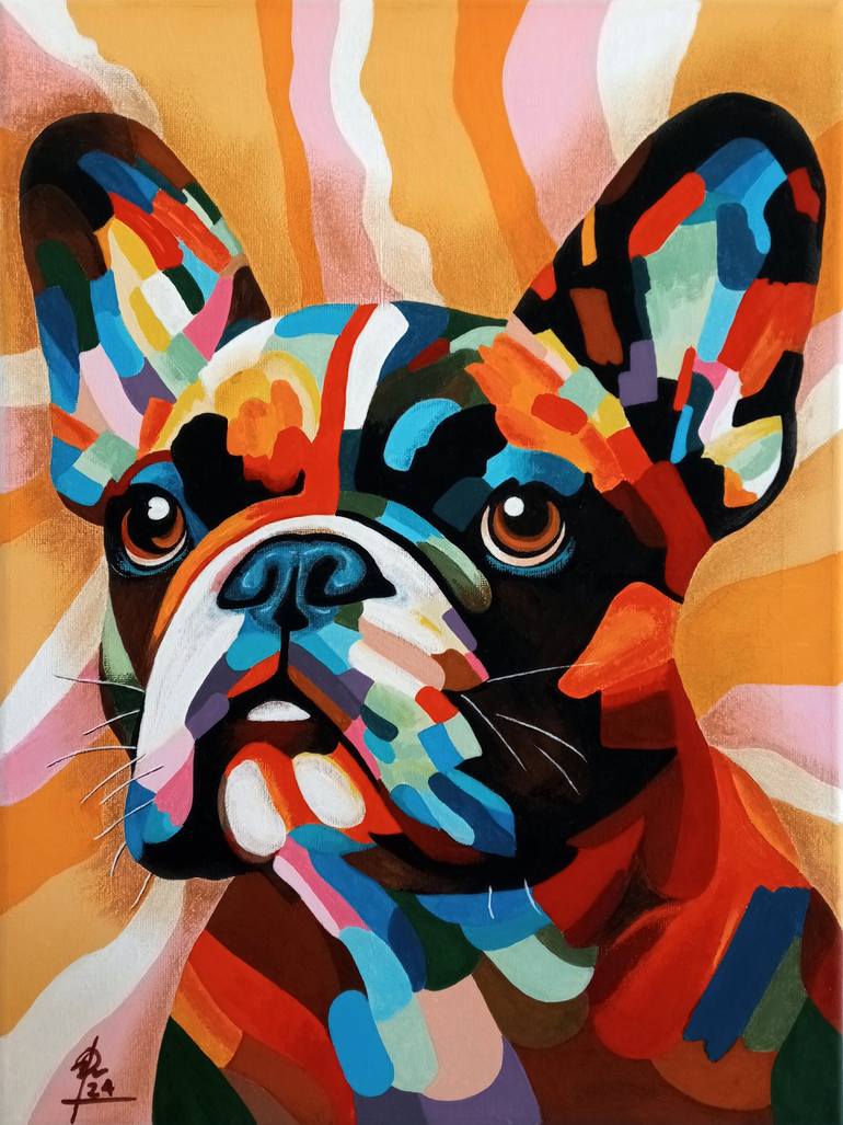 Print of Contemporary Dogs Paintings by Osvaldo Russo