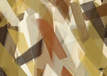 Print of Abstract Geometric Digital by Osvaldo Russo