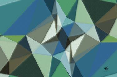 Original Abstract Geometric Digital by Osvaldo Russo