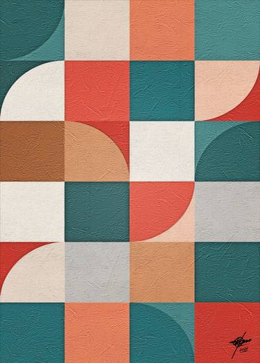 Print of Geometric Digital by Osvaldo Russo