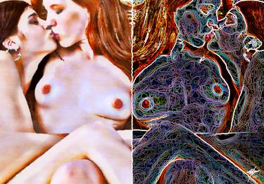 Print of Expressionism Erotic Digital by Osvaldo Russo