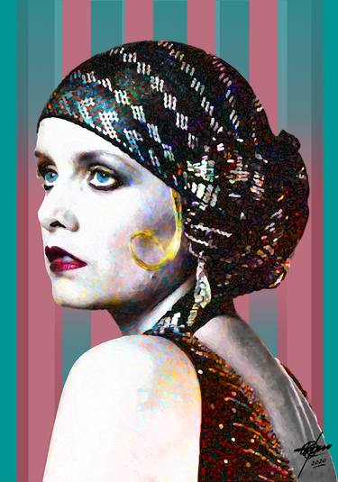 Original Art Deco Women Digital by Osvaldo Russo