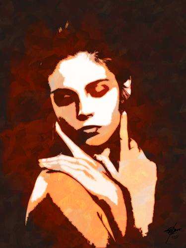 Print of Expressionism Women Digital by Osvaldo Russo