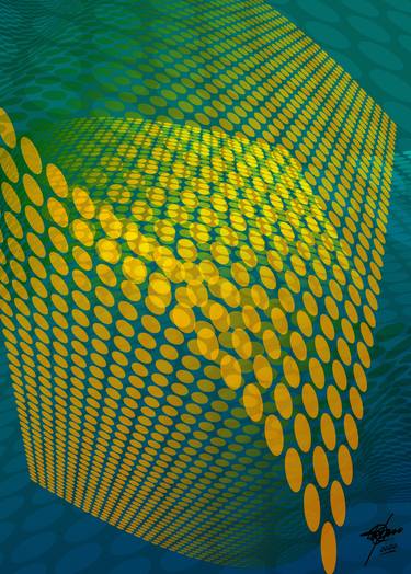 Print of Geometric Digital by Osvaldo Russo