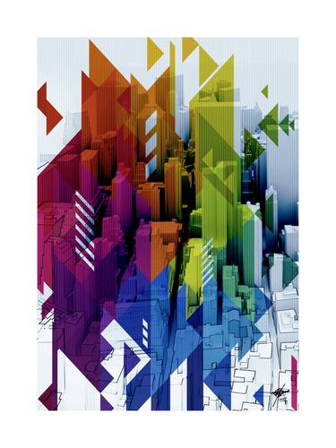 Print of Cities Digital by Osvaldo Russo