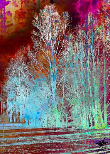 Print of Abstract Expressionism Nature Digital by Osvaldo Russo