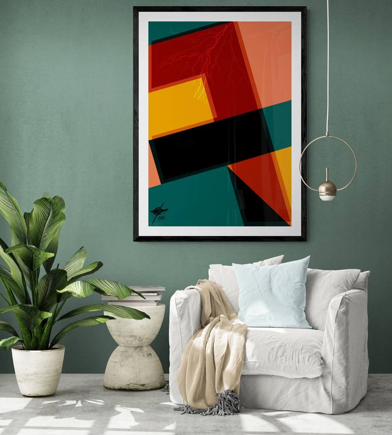 Original Modern Abstract Digital by Osvaldo Russo