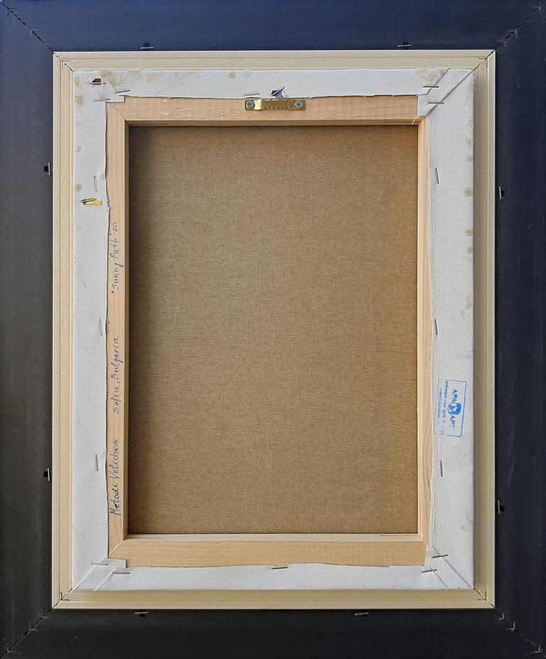 Original Art Deco Landscape Painting by Metodi Velichkov